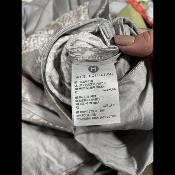 NIB Hotel Collection Terra Full/Queen Duvet Cover‎ - Picture 9 of 12
